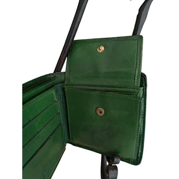 Vintage Louis Vuitton Epi Green Leather Wallet with LV Dust Cover 200691 - Picture 6 of 8
